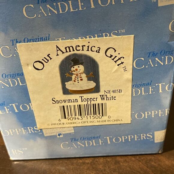 Snowman Candle Topper Pipe - Picture 8 of 8